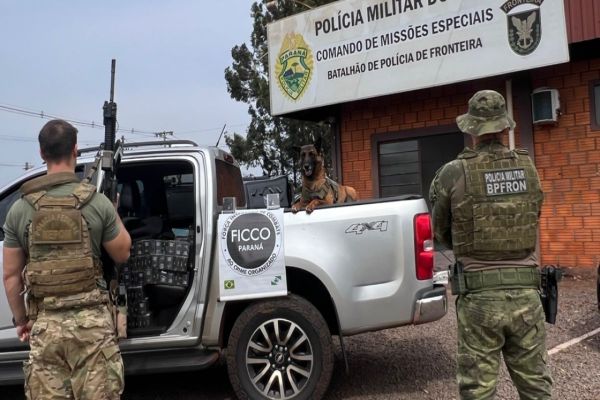 Ação do FICCO/PR desmantela transporte de contrabando avaliado em R$ 360 mil no Oeste do Paraná