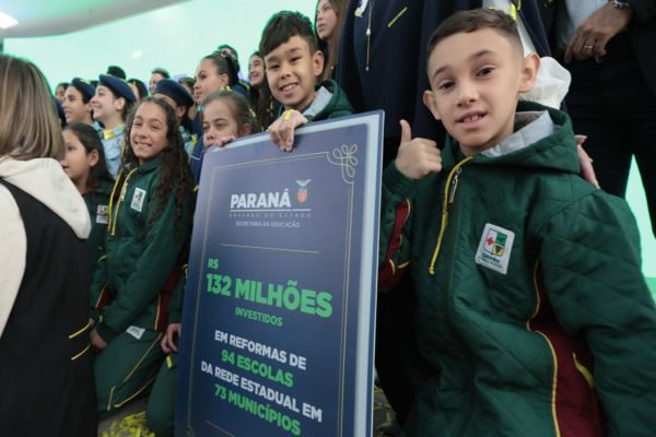 Imagem referente a notícia: Governo anuncia R$ 132 milhões em 94 obras de reformas de escolas estaduais