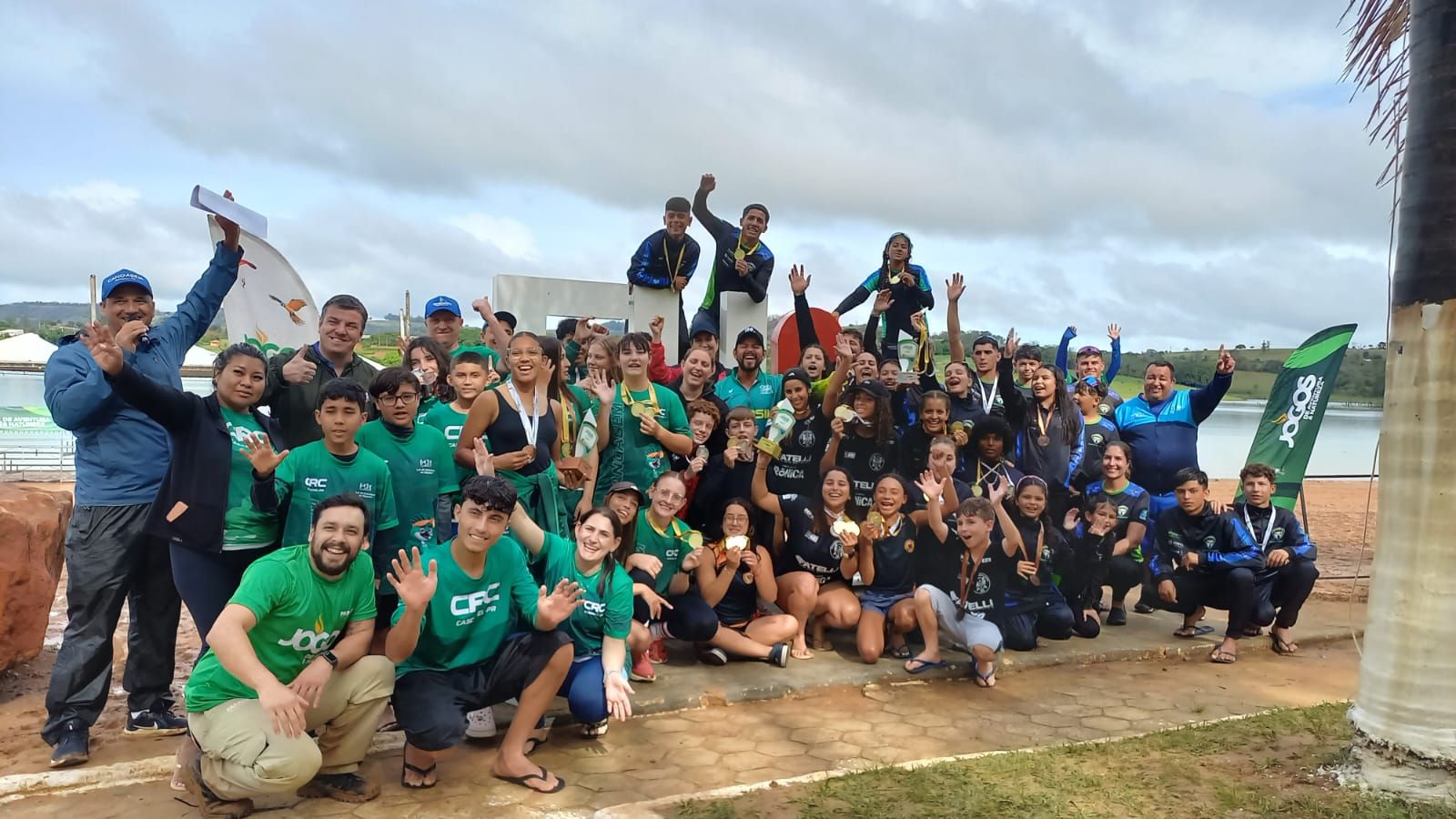 Canoagem de Cascavel brilha e leva pódio no Paranaense com jovens talentos do CRC