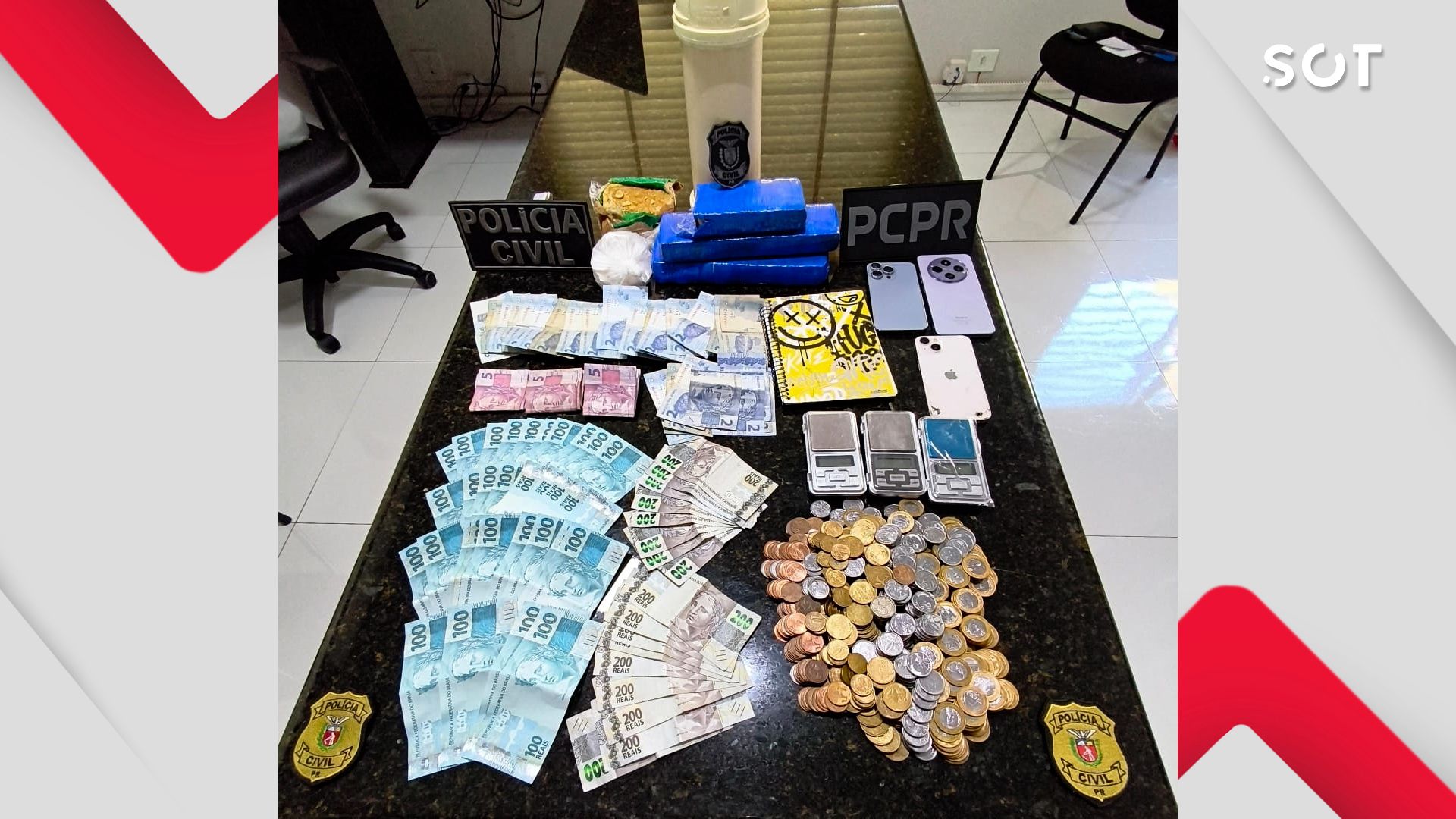Polícia Civil cumpre mandado e descobre esquema de sequestro e tráfico em Cascavel