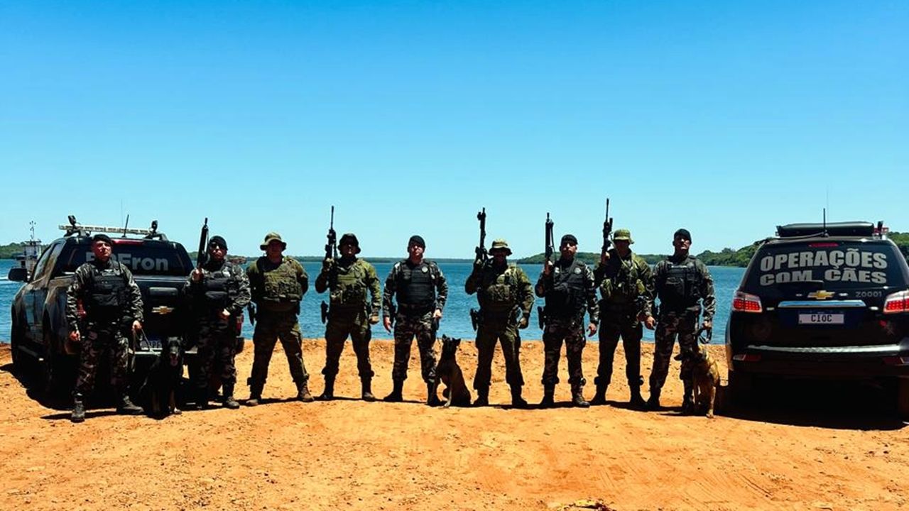 Força total na fronteira: megaoperação do BPFRON causa prejuízo milionário ao crime