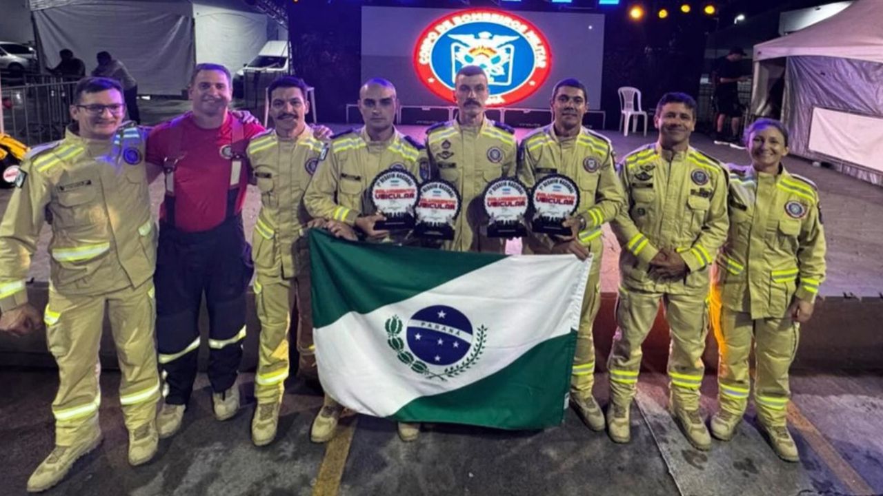 Bombeiros de Cascavel fazem história e conquistam todos os prêmios no Desafio Nacional de Salvamento Veicular