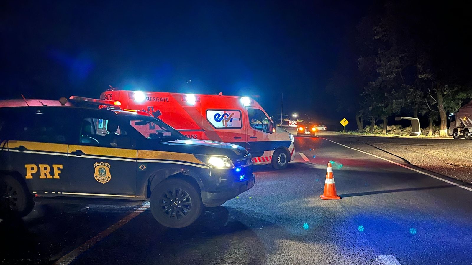 Homem morre após ser atropelado por caminhonete na BR-163 em Santa Lucia