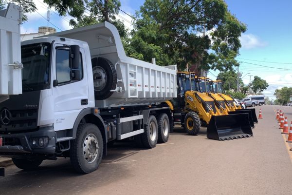 Corbélia acelera o progresso com frota nova de máquinas e veículos modernos