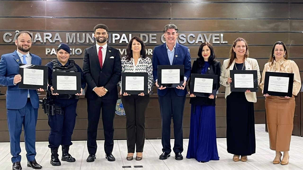 Fabíola Paranhos é homenageada pelo Ministério Público de Cascavel como Protetora dos Direitos das Mulheres do Oeste Paranaense