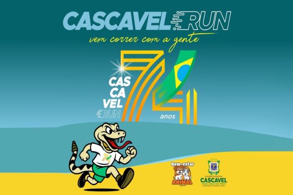 Imagem referente a notícia: Aniversário de Cascavel: Inscrições para a Corrida Cascavel Run começam neste sábado (1°)