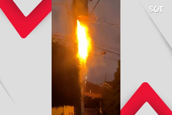 Imagem referente a notícia: Fogo em transformador deixa moradores do Jardim Angra dos Reis sem luz e internet