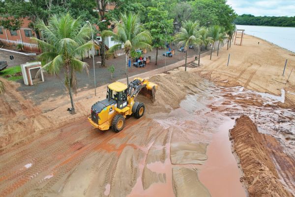 Balneário Jacutinga em Itaipulândia recebe melhorias para abertura da Temporada de Verão
