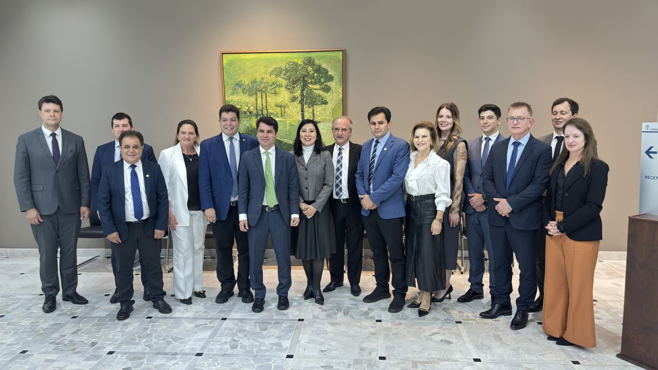 Comitiva de Cascavel reforça ao TJ-PR necessidade de nova Vara da Fazenda Pública
