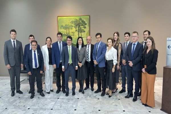 Comitiva de Cascavel reforça ao TJ-PR necessidade de nova Vara da Fazenda Pública