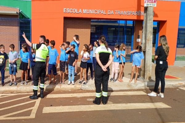 Transitar intensifica ações de educação no trânsito em escolas de Cascavel