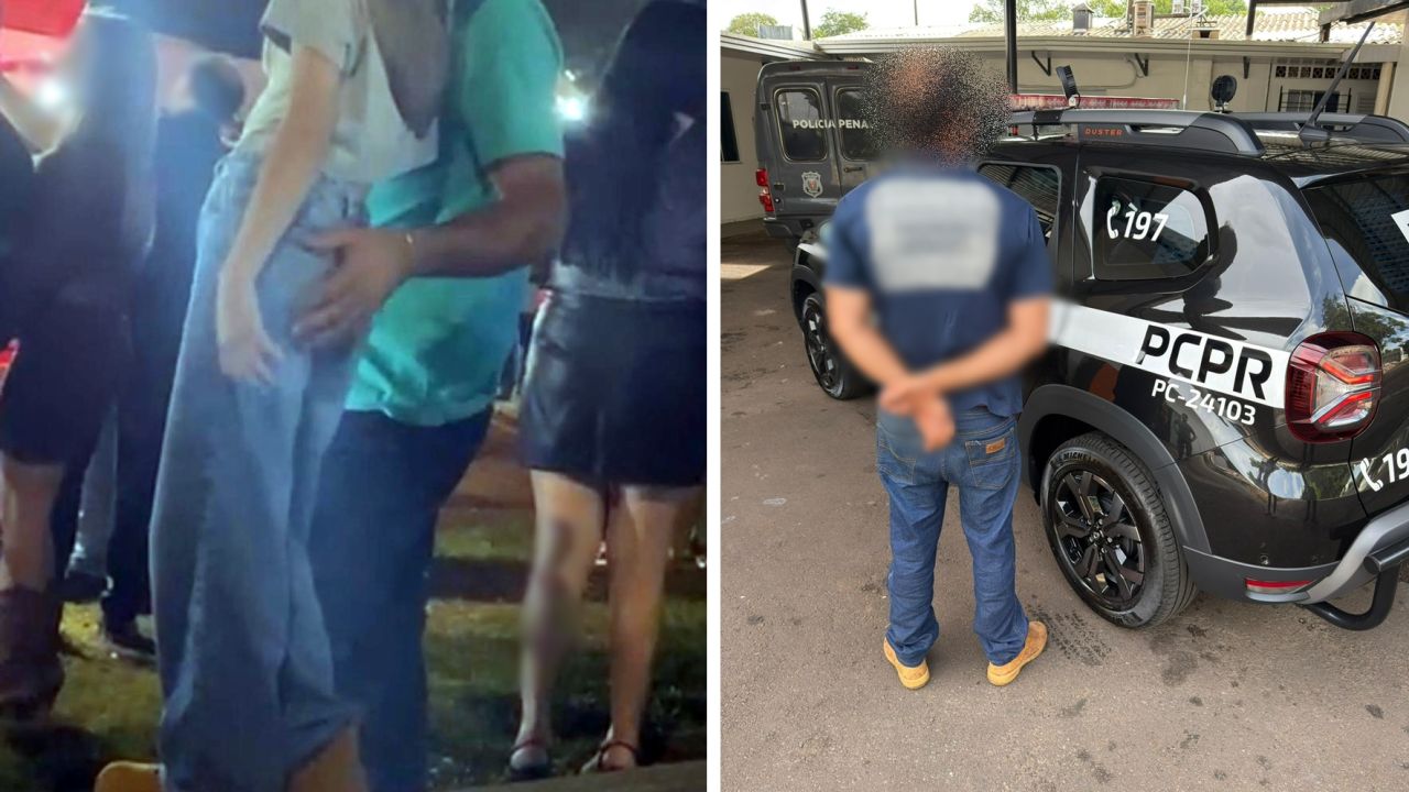 Pai preso em flagrante por abuso sexual contra filha de 8 anos em evento público