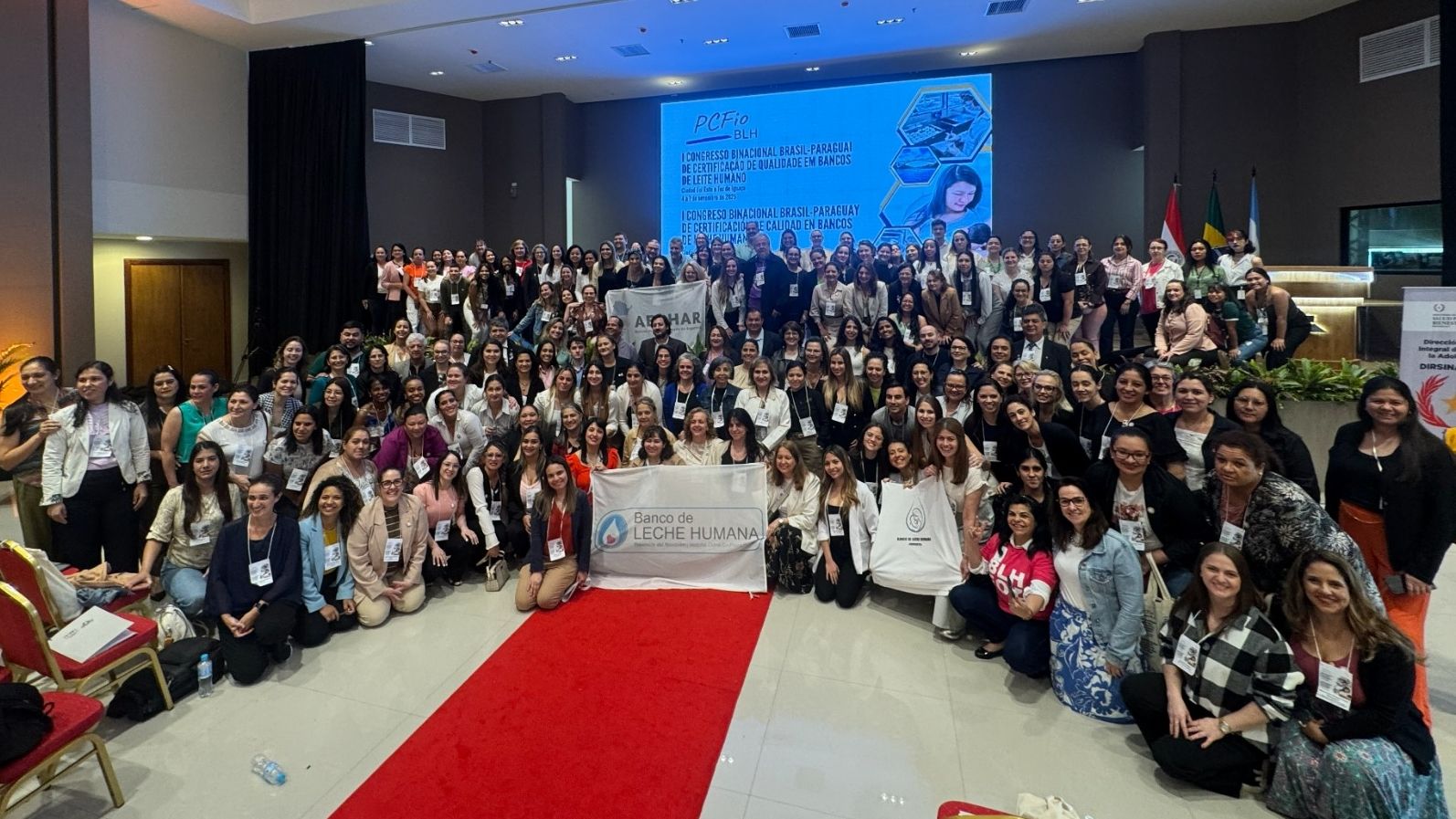 1º Congresso Binacional de Certificação de Qualidade em Bancos de Leite Humano fortalece cooperação entre Brasil e Paraguai