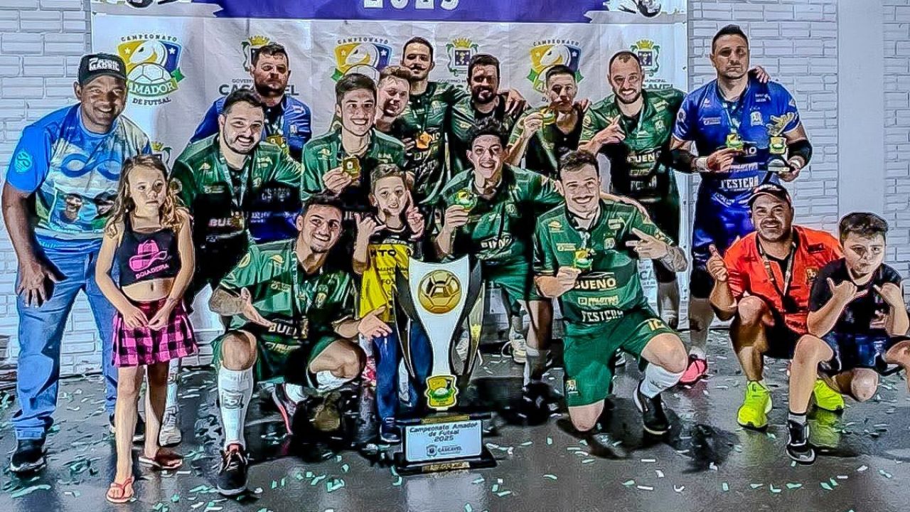 Campeonato Amador de Futsal de Cascavel encerra com recorde de participação e alto nível técnico