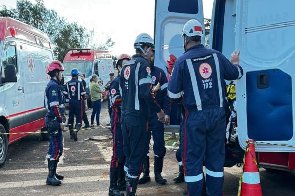 Agilidade do Samu e apoio de 50 socorristas foram fundamentais para os atendimentos das vítimas do tornado