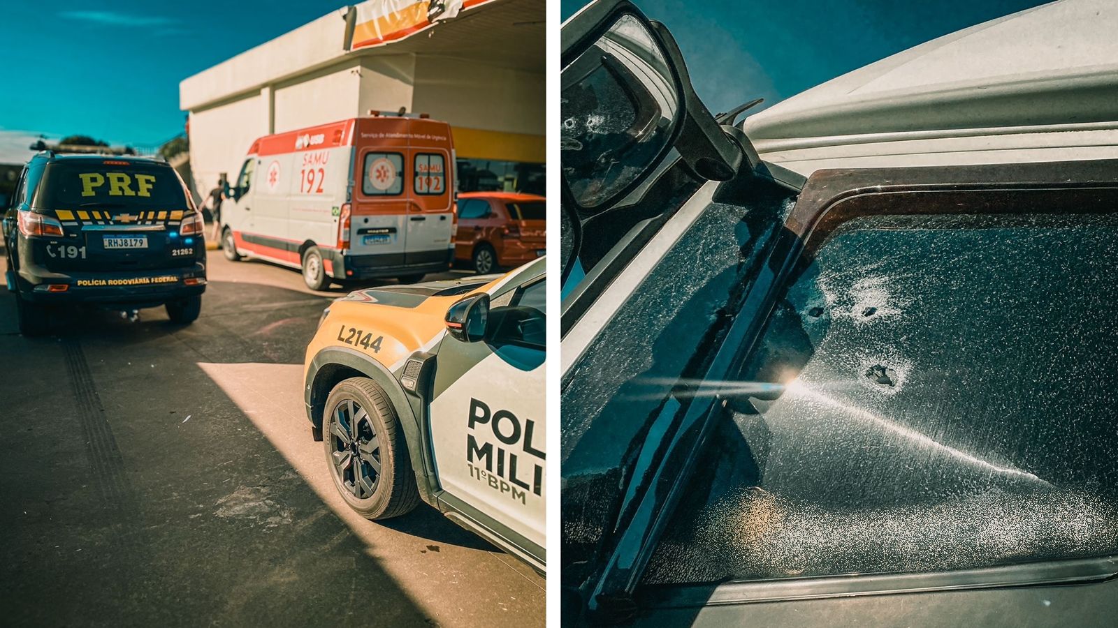 Caminhoneiro é baleado em tentativa de latrocínio e socorrido por equipe do CONSAMU