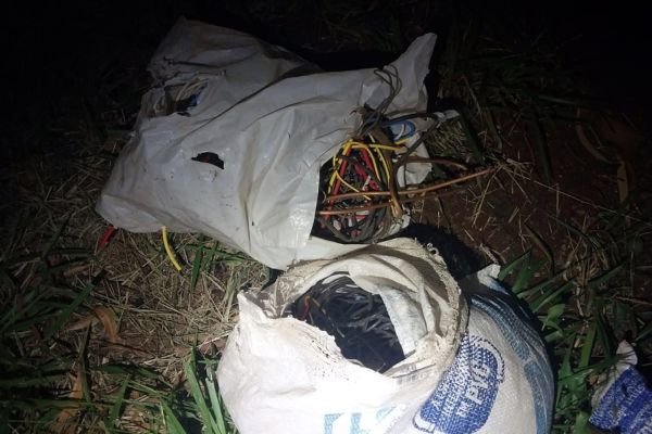 Homem de 35 anos é detido após ser flagrado furtando fios de cobre em construção na Rua Aparecida do Norte