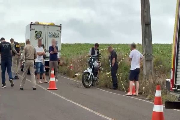 Jovem morre em queda de motocicleta na zona rural de Dois Vizinhos