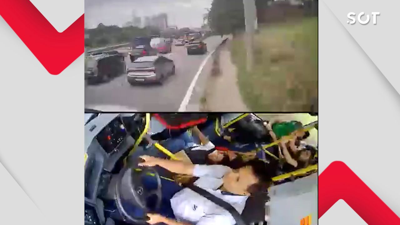 Ônibus desgovernado invade condomínio e provoca caos com 12 feridos na Raposo Tavares