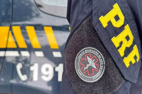 PRF salva bebê engasgado em frente à Unidade Operacional de Cascavel