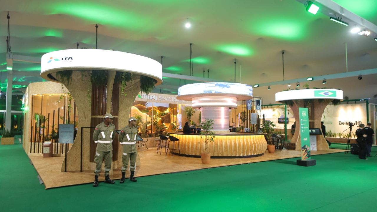 Estande de Itaipu na COP30 faz um convite para o futuro sustentável