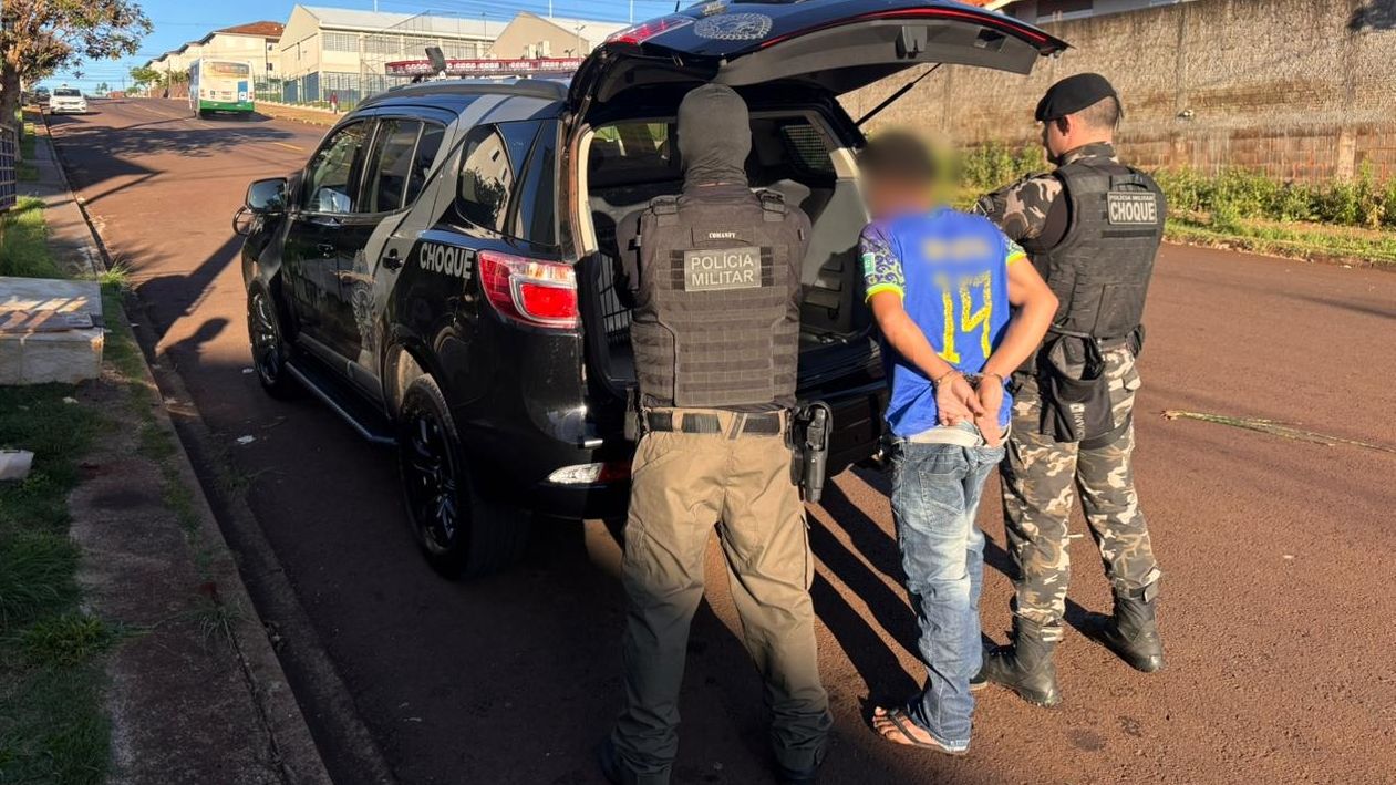 PMPR e MPPR prenderam faccionado por tráfico de drogas durante operação em Cascavel