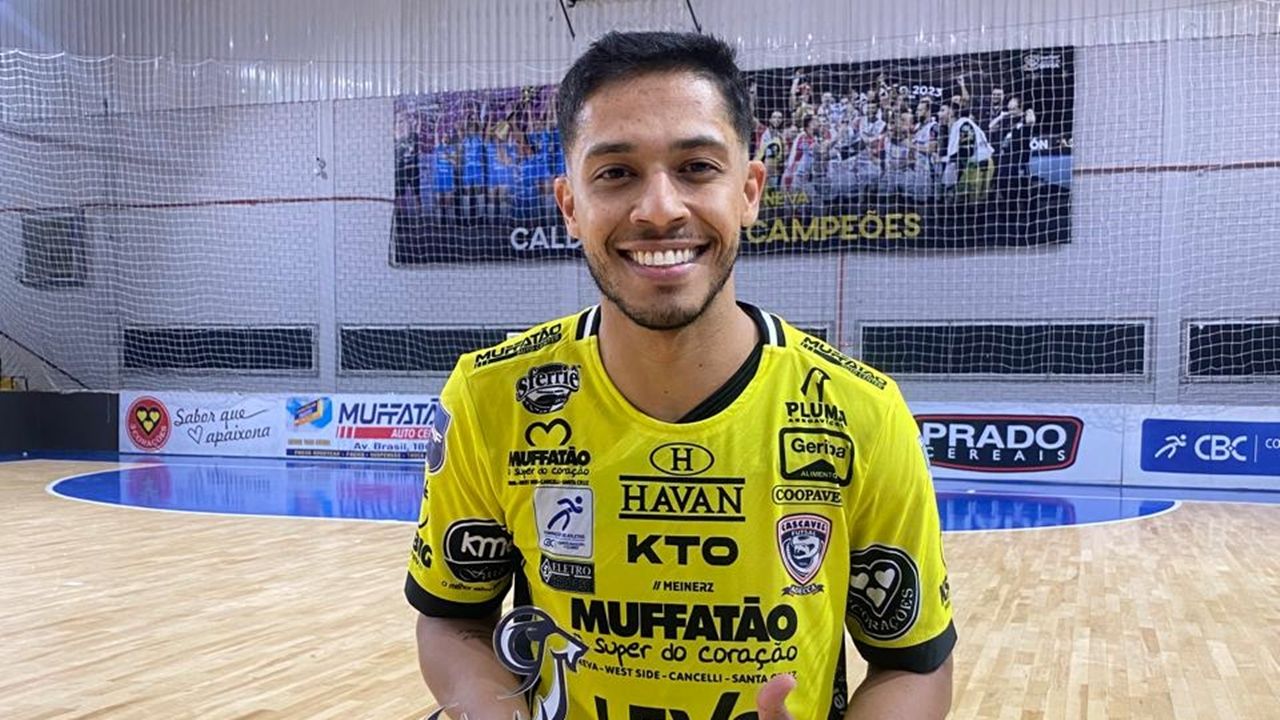 Cascavel Futsal confirma renovação do goleiro Gustavinho para a temporada 2026