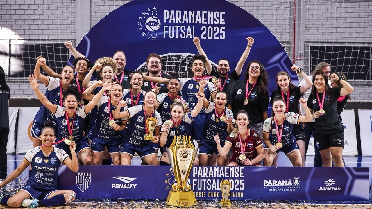 Stein Cascavel Futsal fatura o título de campeão do Paranaense Série Ouro pela quinta vez consecutiva