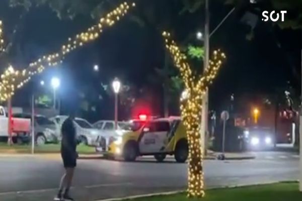 Motociclista foge da Polícia Militar, sofre queda e acaba preso em Paranavaí; Veja o momento da queda