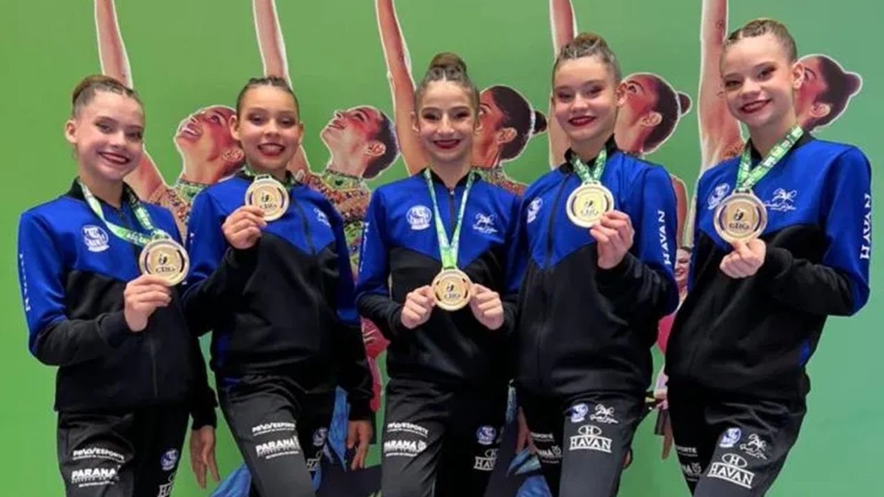 Cascavel celebra título histórico no Brasileiro de Ginástica Rítmica