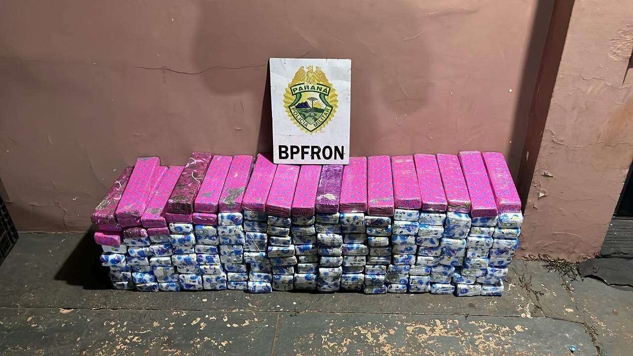 BPFRON prende dupla com 117,5 Kg de maconha durante ação na BR-369  em Ubiratã