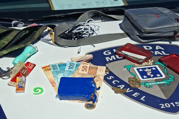 Guarda Municipal apreende drogas após abordagem de Rotina em Cascavel