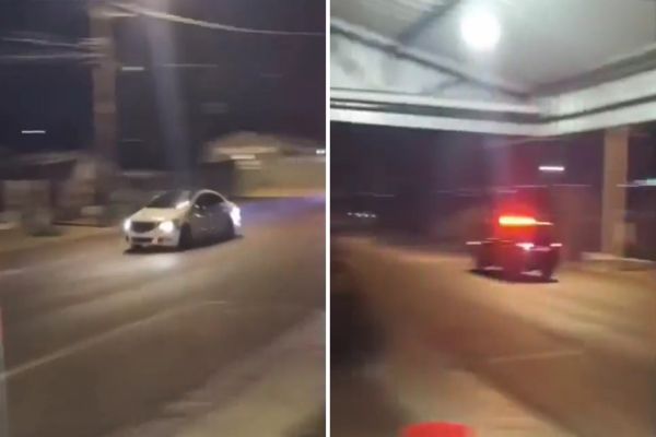 Imagem referente a notícia: Vídeos registram perseguição policial e acidente grave envolvendo motociclista da rocam em Cascavel