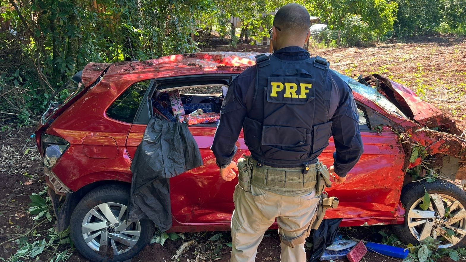 PRF apreende mais de meia tonelada de maconha na BR-373, em Chopinzinho