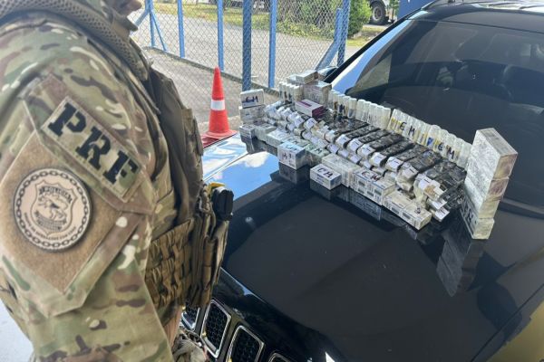 PRF apreende 850 unidades de anabolizantes transportadas em fundo falso na BR-277