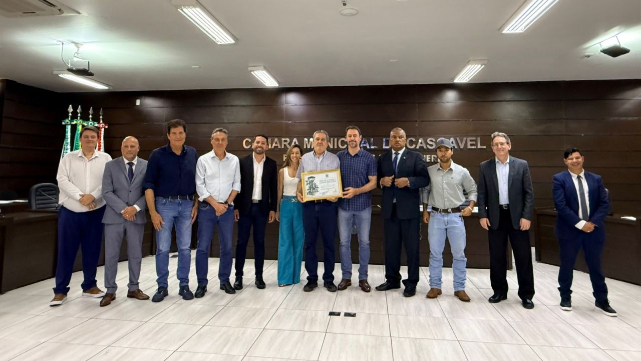 Câmara de Cascavel homenageia Sociedade Rural com Voto de Louvor