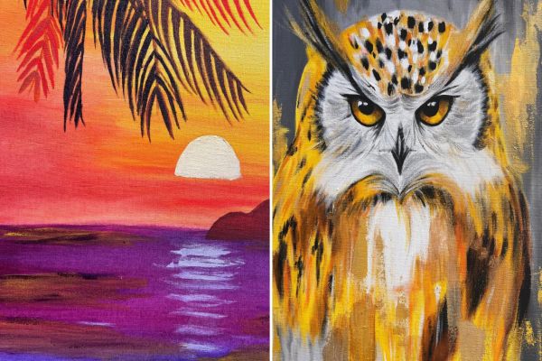 Exposição de obras de artes revela talentos de alunos do Programa Cultura em Ação