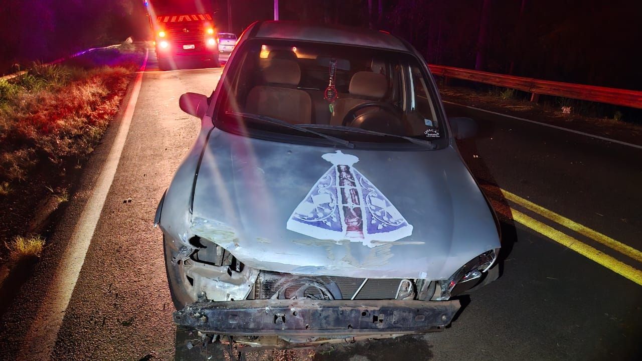 Condutora de 49 anos sofre ferimentos moderados após na PR-317 em Santa Helena