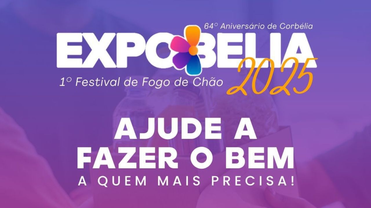 Expobélia 2025 incentiva solidariedade com campanha de arrecadação de alimentos