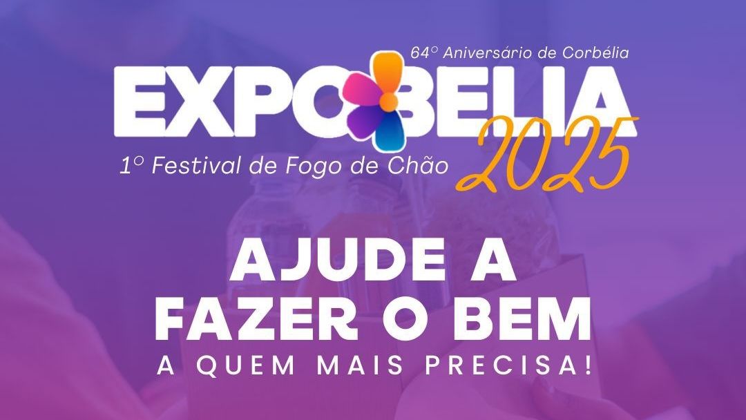 Expobélia 2025 incentiva solidariedade com campanha de arrecadação de alimentos