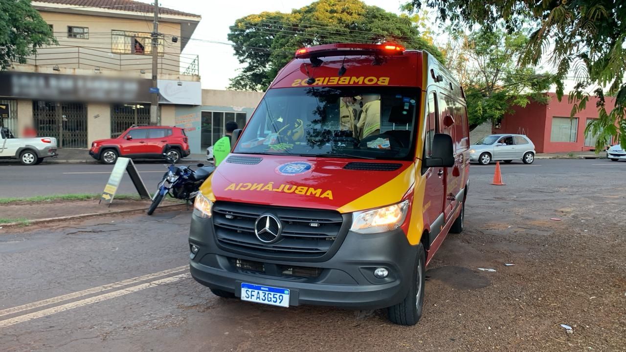 Colisão entre motos mobiliza equipes de socorro no Bairro São Cristóvão