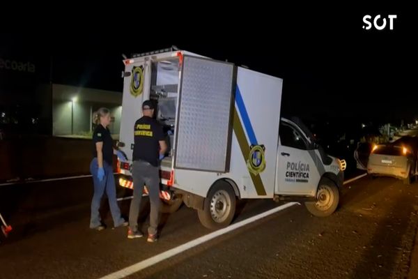 Imagem referente a notícia: Motoristas que atropelou e matou pedestre na BR-277 é preso por embriaguez ao volante e homicídio culposo