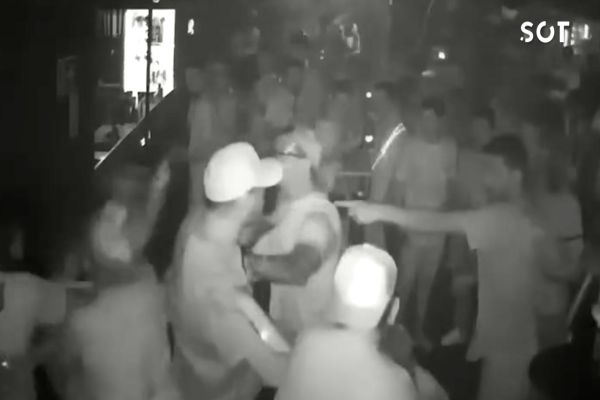 Imagem referente a notícia: Imagens revelam como a confusão começou antes do assassinato de Rafael Lustosa Barreto.