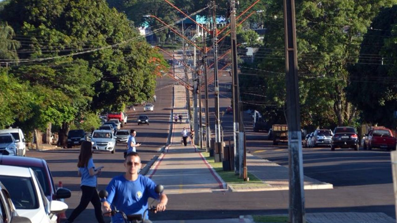 Corbélia entrega revitalização da Avenida Paraná e amplia investimento em mobilidade urbana