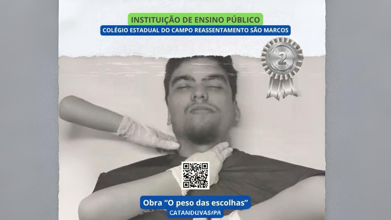 Alunos de Catanduvas conquistam 2º lugar em concurso estadual sobre enfrentamento às drogas