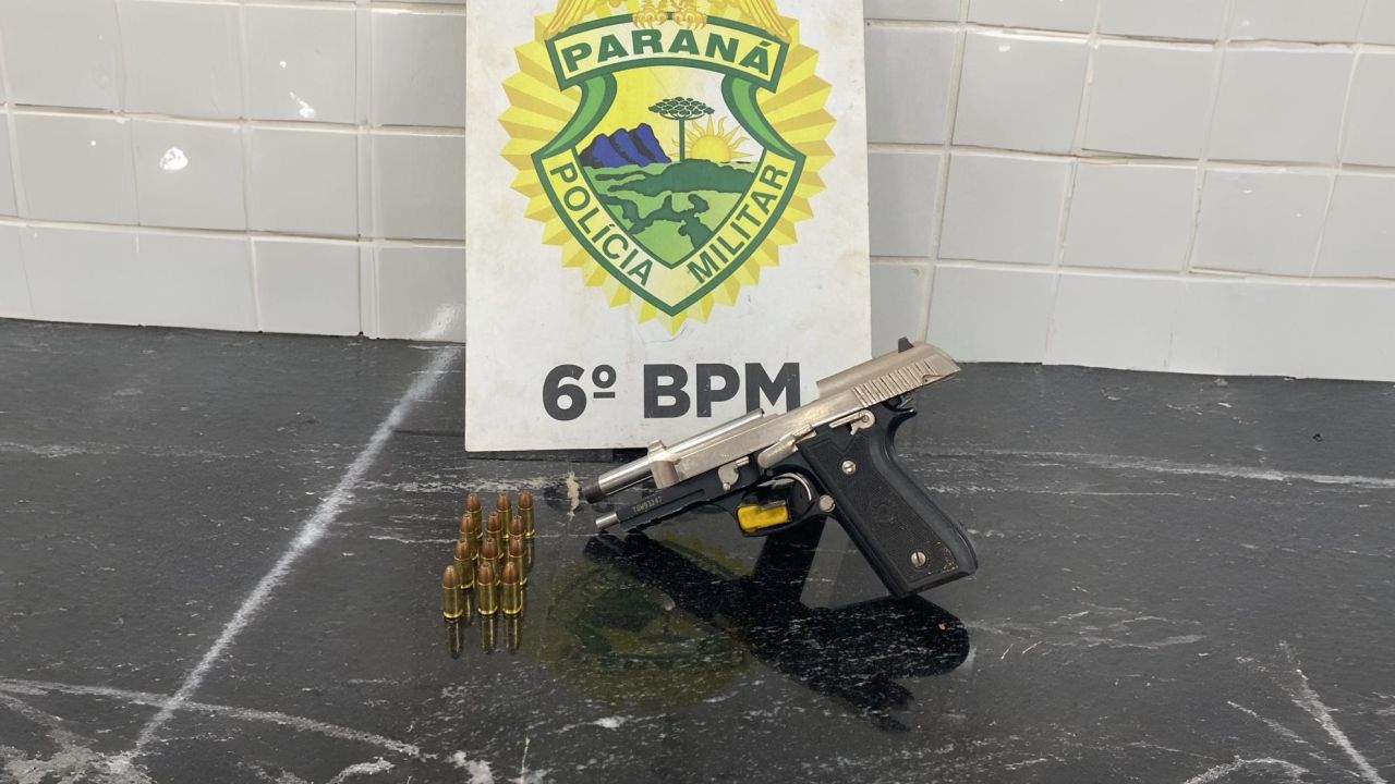 Homem é preso com pistola de calibre restrito no bairro Interlagos