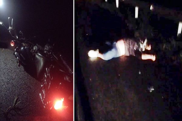 Motociclista fica em estado grave após acidente grave na PR-573 entre Corbélia e Braganey