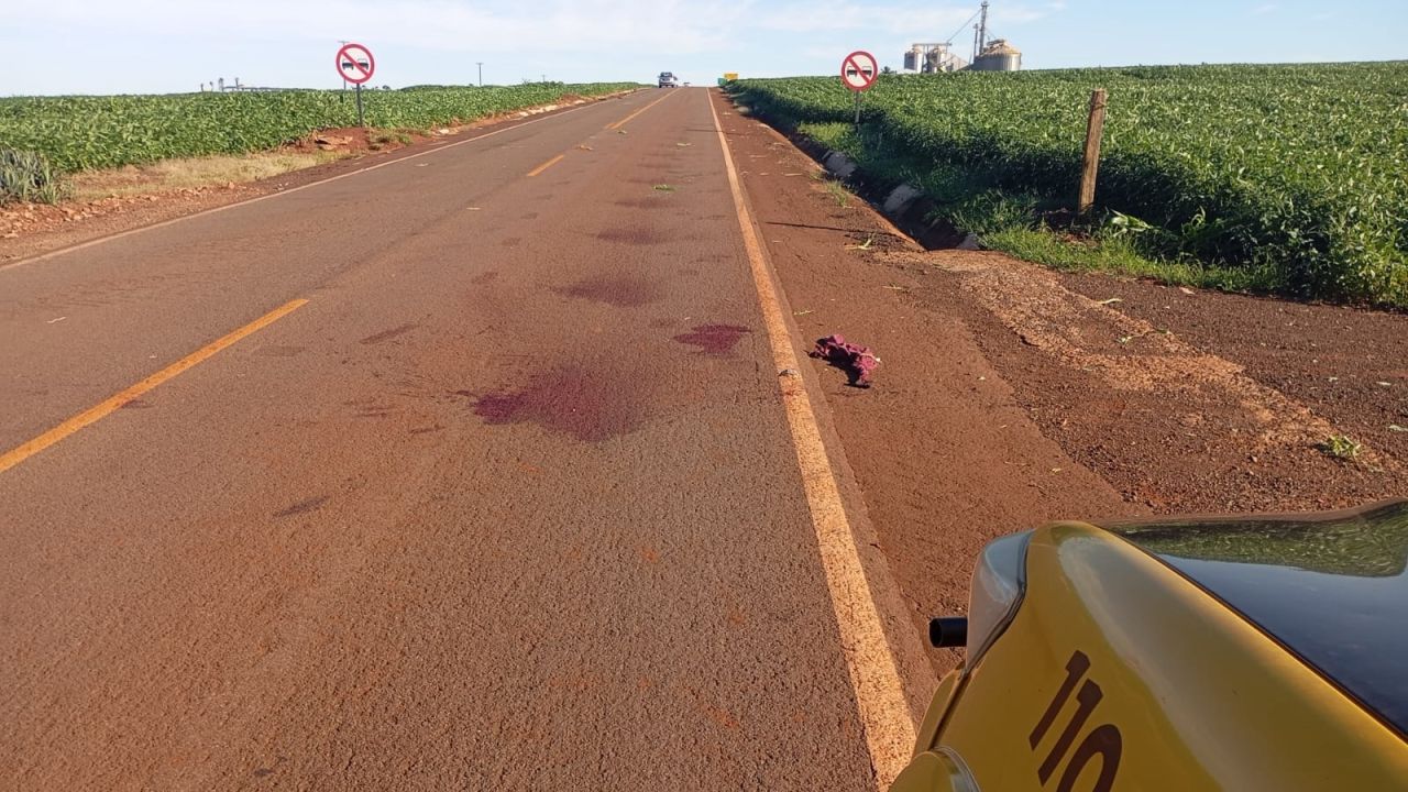 Jovem morre após atropelamento na PR-180 em Quarto Centenário
