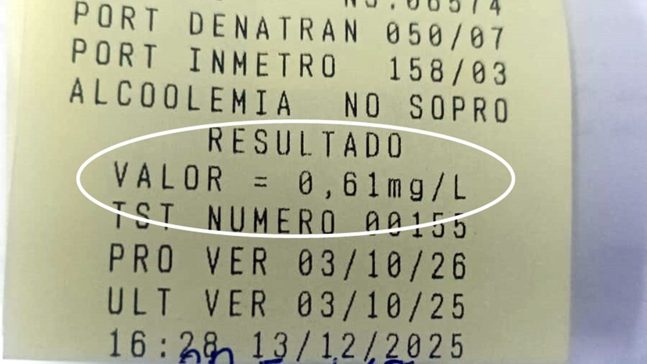 PRV de Cascavel realiza prisão por dirigir sob efeito de álcool na PRC 467