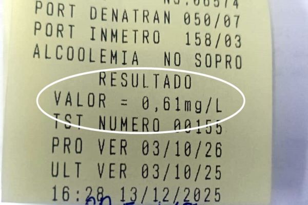 Imagem referente a notícia: PRV de Cascavel realiza prisão por dirigir sob efeito de álcool na PRC 467